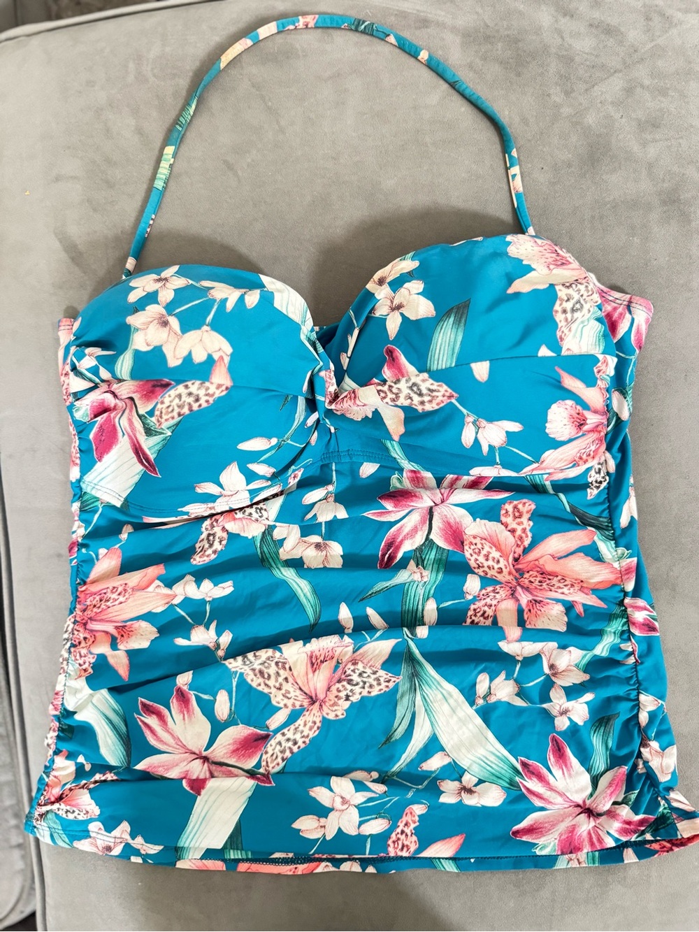 La Blanca 🩱Teal Swim Top - Picture 1 of 7